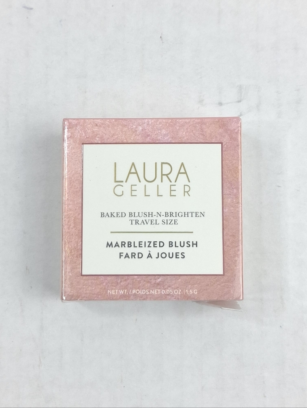 Laura Geller Baked N Brighten Marbleized Blush Travel Size: Eternal Rose